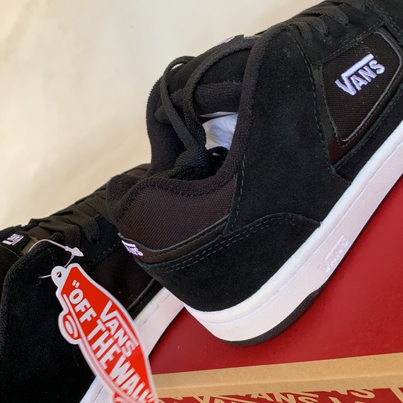 VANS DOCKET SUEDE BLACK/WHITE Men’s - Picture 12 of 16